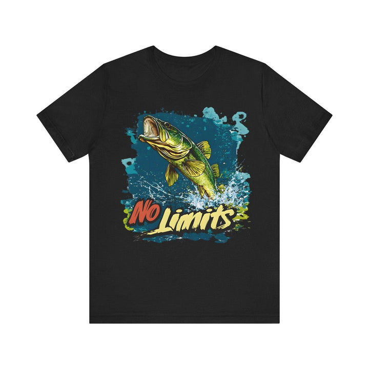 Fishing No Limits T Shirt | Black