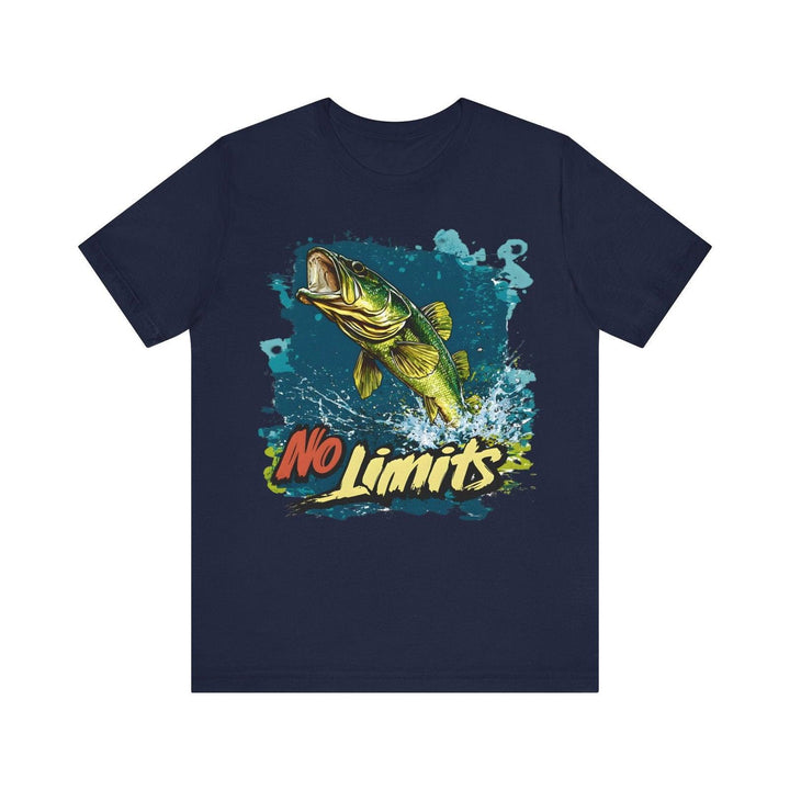 Fishing No Limits T Shirt | Navy