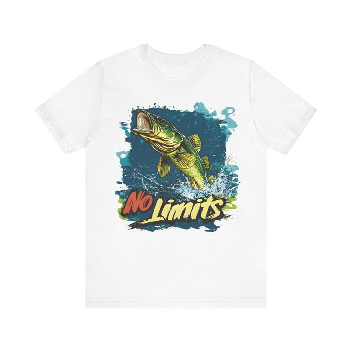 Fishing No Limits T Shirt | White