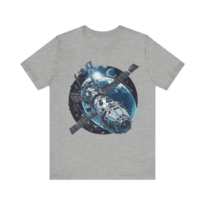 Nasa Orbital Station T Shirt | Athletic Heather