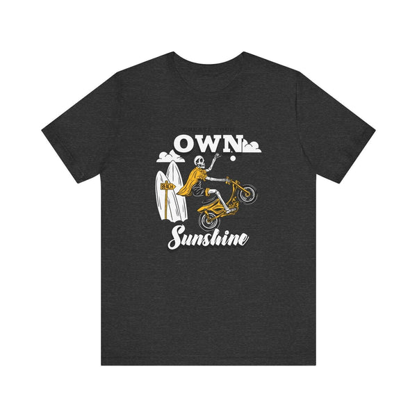 Beach Own the Sunshine T Shirt | Dark Grey Heather