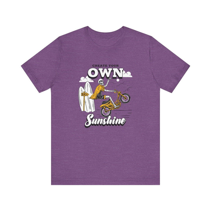 Beach Own the Sunshine T Shirt | Heather Team Purple