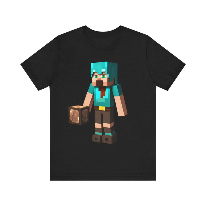 Minecraft Pixel Builder T Shirt | Black