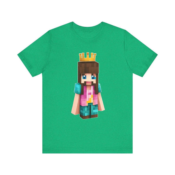 Minecraft Pixel Crowned Champion T Shirt | Heather Kelly