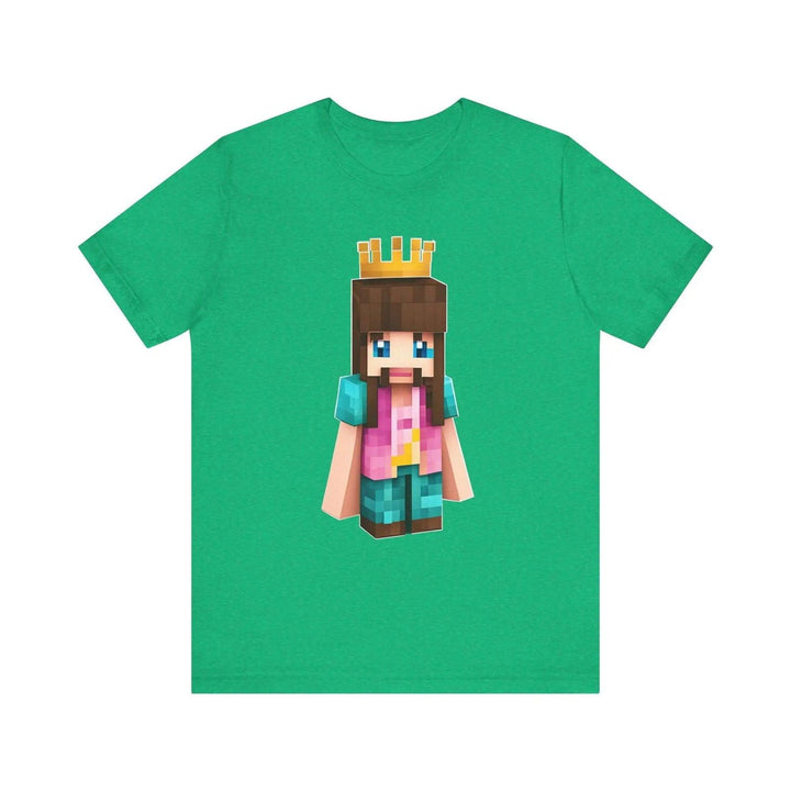 Minecraft Pixel Crowned Champion T Shirt | Heather Kelly