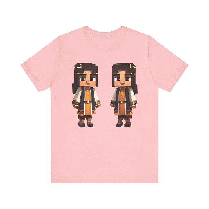 Minecraft Pixel Desert Explorer T Shirt | Pink