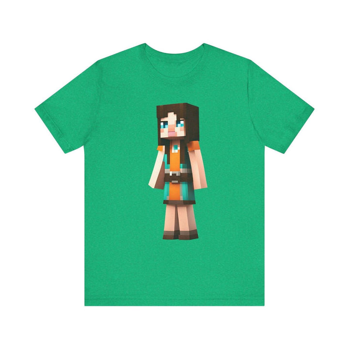 Minecraft Pixel Jungle Explorer T Shirt | Heather Kelly