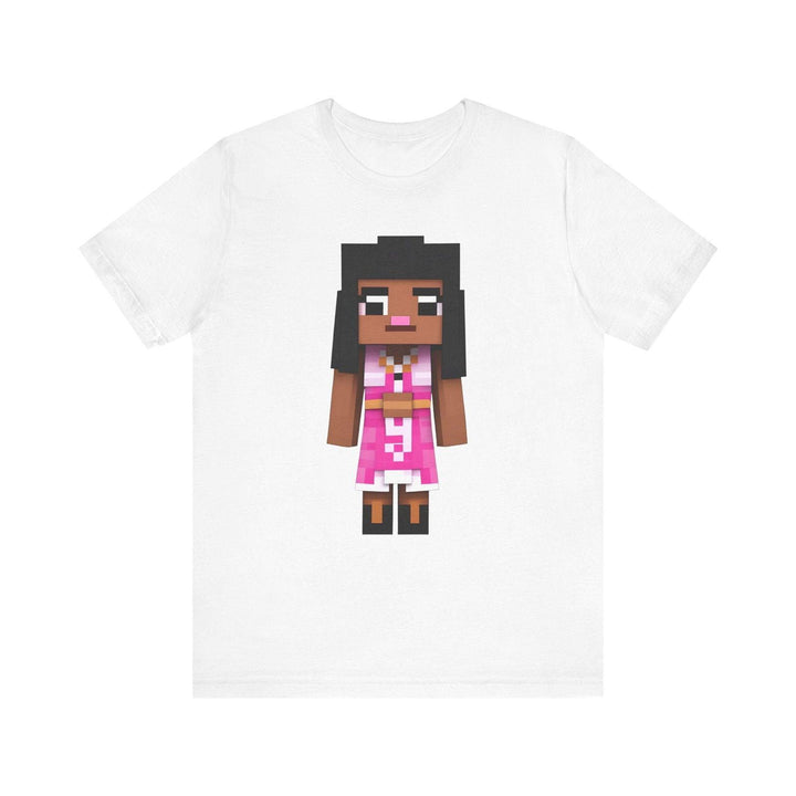 Minecraft Pixel Lady T Shirt | White