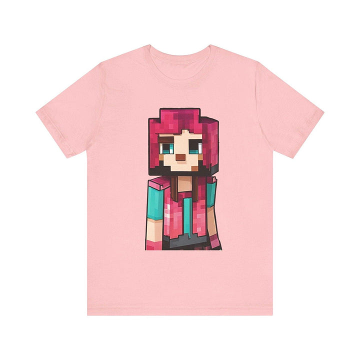 Minecraft Pixel Paladin T Shirt | Pink