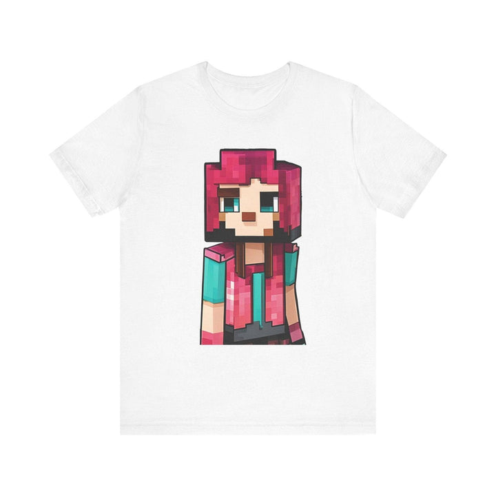 Minecraft Pixel Paladin T Shirt | White