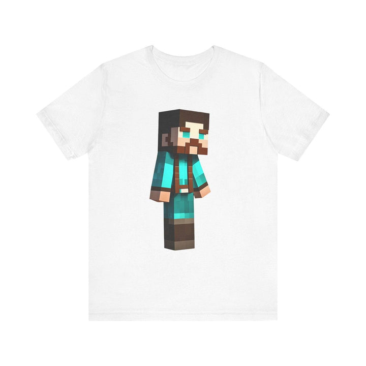 Minecraft Pixel Pathfinder T Shirt | White