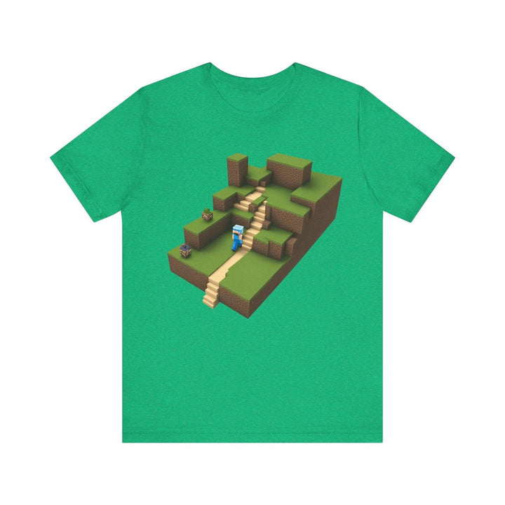 Minecraft Pixel Pathway T Shirt | Heather Kelly