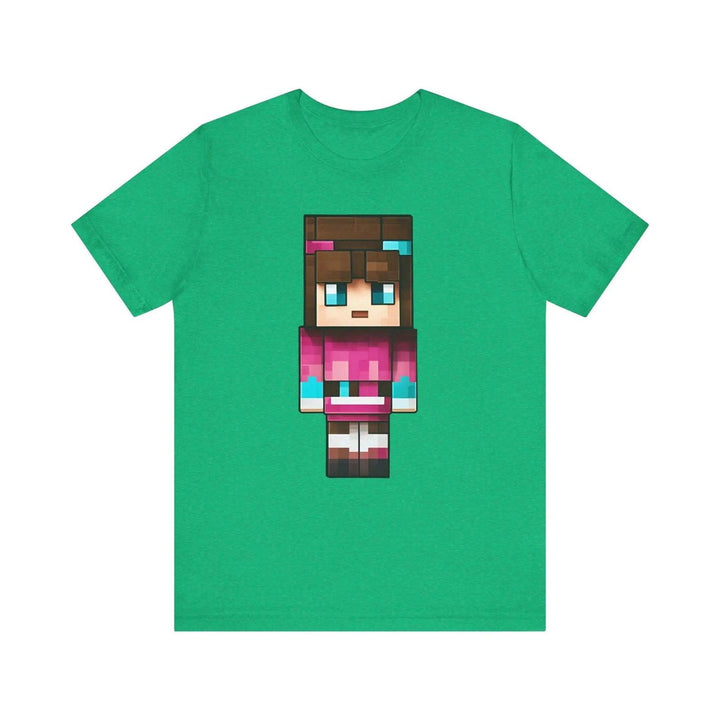 Minecraft Pixel Pink Hero T Shirt | Heather Kelly