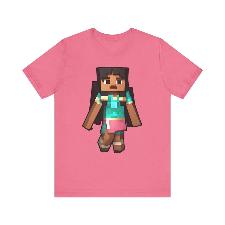 Minecraft Pixel Princess T Shirt | Charity Pink