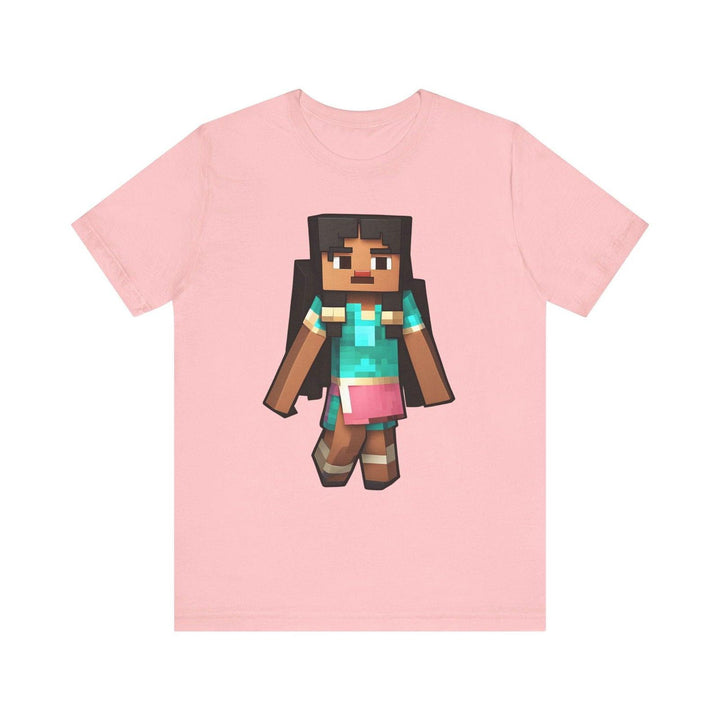 Minecraft Pixel Princess T Shirt | Pink