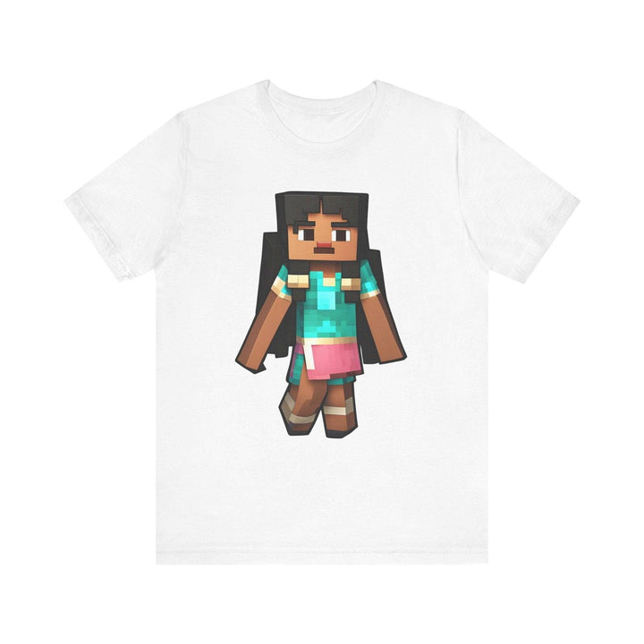 Minecraft Pixel Princess T Shirt | White