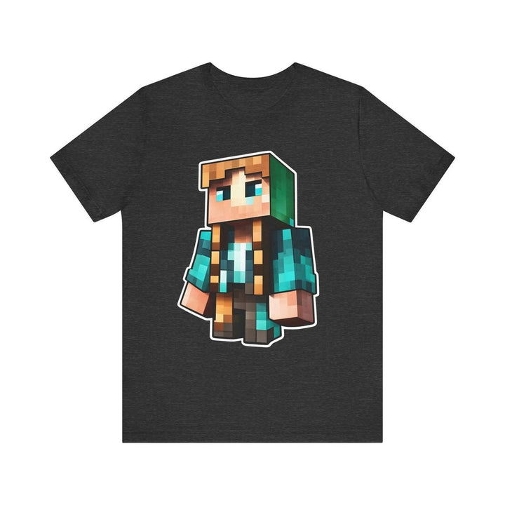 Minecraft Pixel Ranger T Shirt | Dark Grey Heather