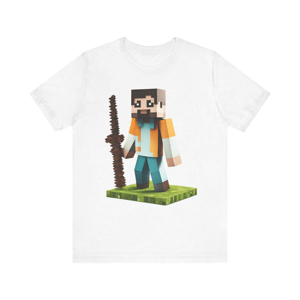 Minecraft Pixel Voyager T Shirt | White