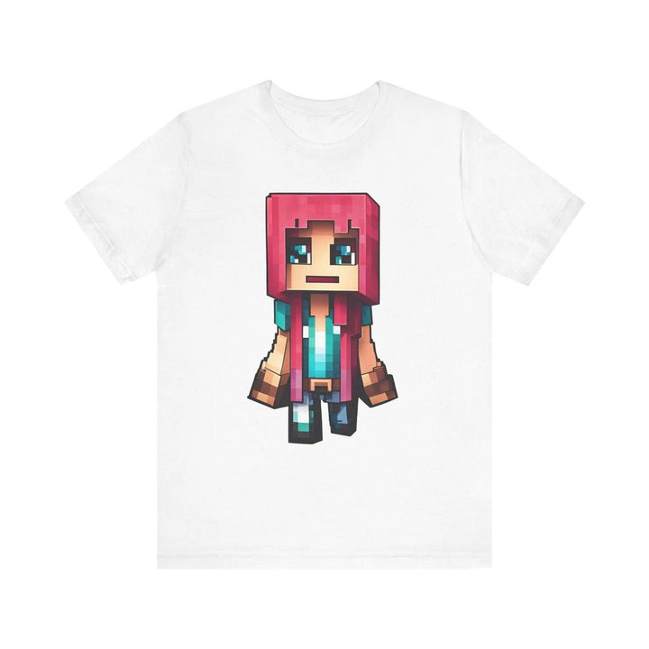 Minecraft Pixel Wanderer T Shirt | White