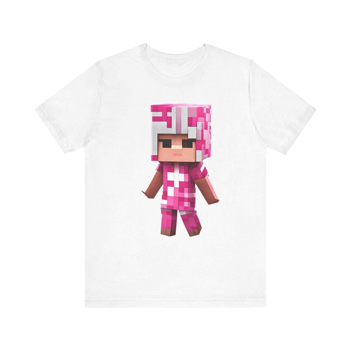 Minecraft Pixel Warrior T Shirt | White