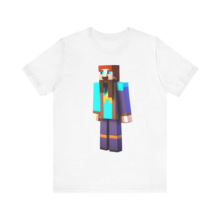 Minecraft Pixel Wizard Adventure T Shirt | White