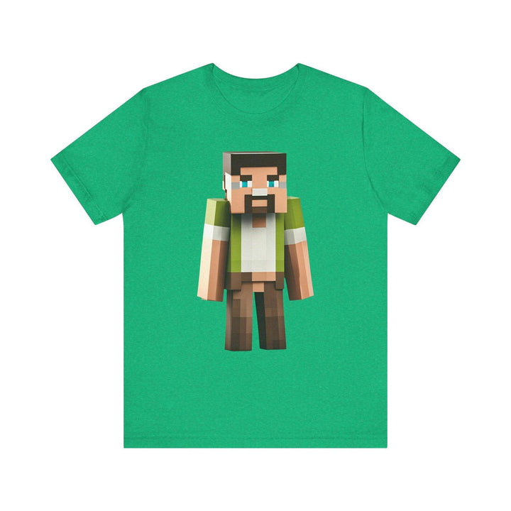 Minecraft Pixel Woodsman T Shirt | Heather Kelly