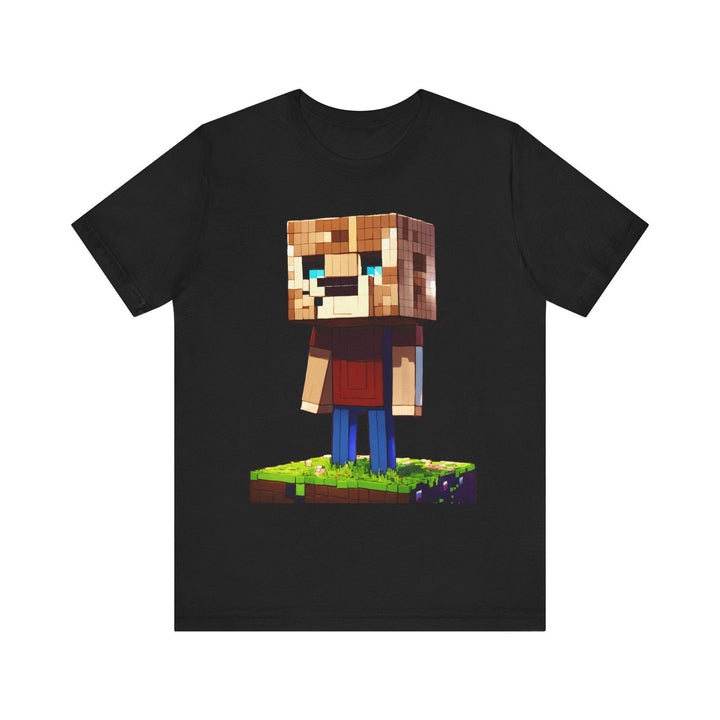 Minecraft Pixel World Explorer T Shirt | Black