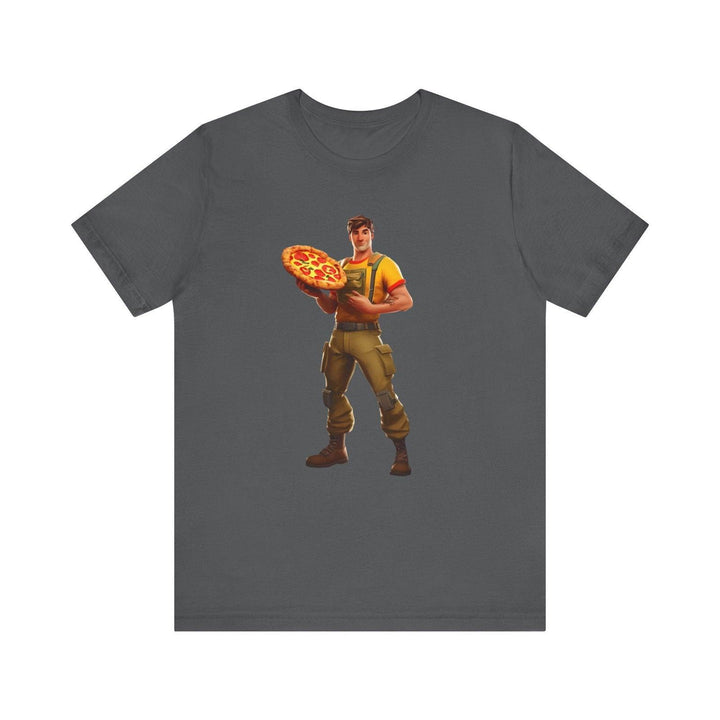 Fortnite Pizza Party Hero T Shirt | Asphalt