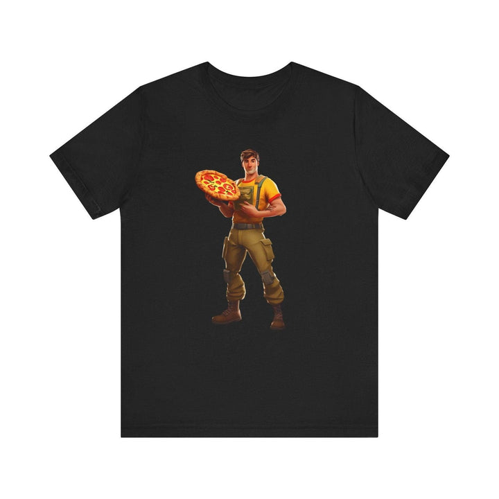 Fortnite Pizza Party Hero T Shirt | Black