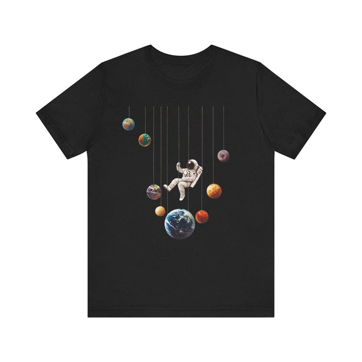 Nasa Planet Swing T Shirt | Black