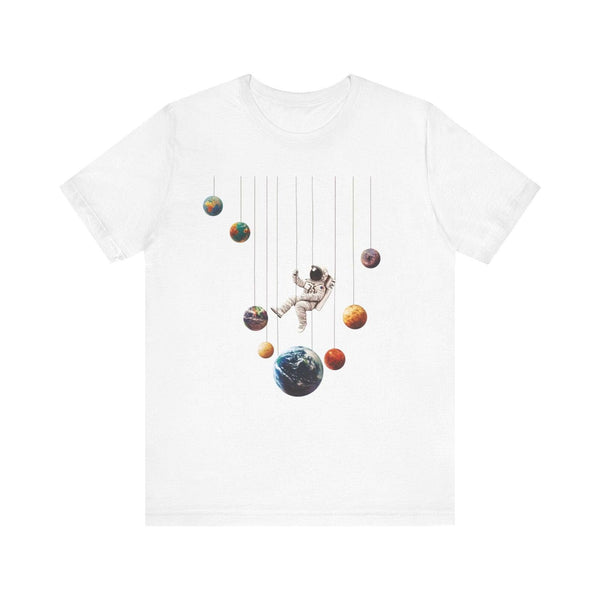 Nasa Planet Swing T Shirt | White