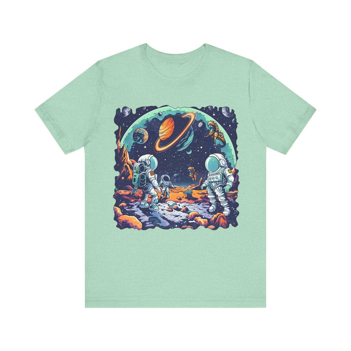 Nasa Planetary Explorers T Shirt | Heather Mint