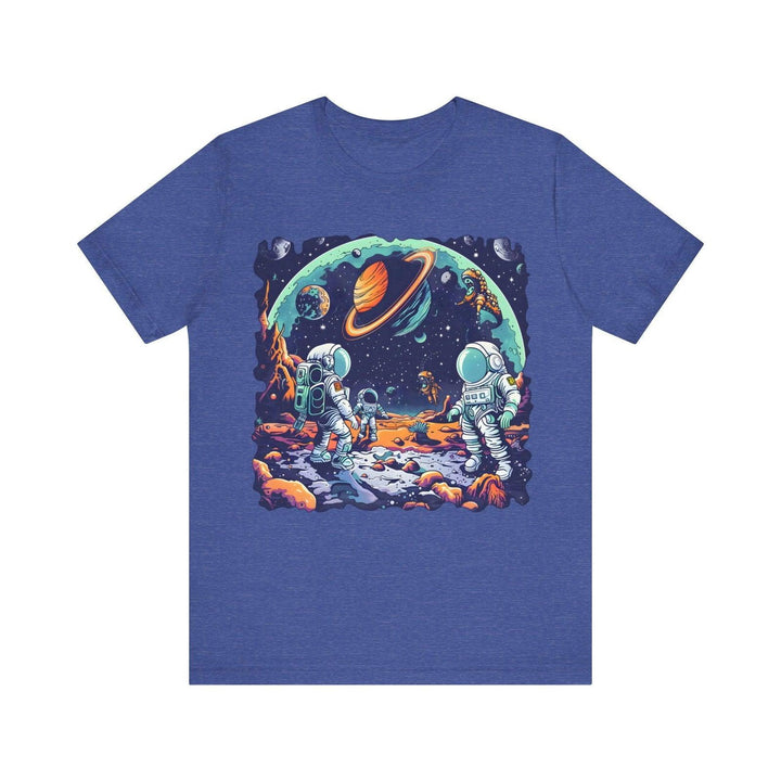 Nasa Planetary Explorers T Shirt | Heather True Royal