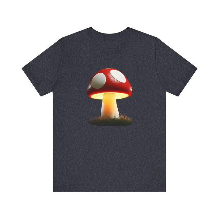 Mario Power-Up Mushroom T Shirt | Heather Navy