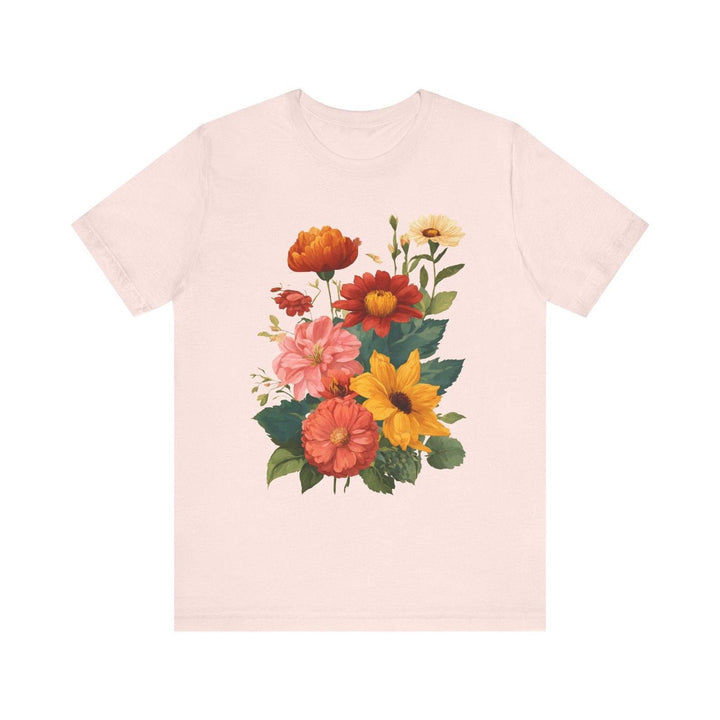 Flower Radiant Garden T Shirt | Soft Pink