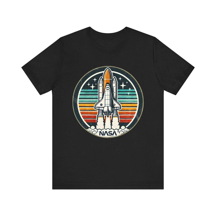 Nasa Retro Shuttle T Shirt | Black