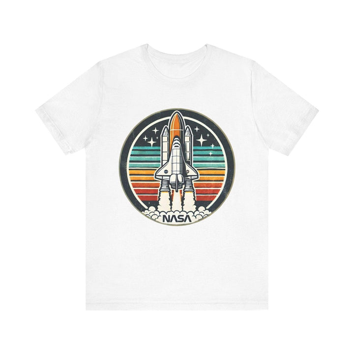 Nasa Retro Shuttle T Shirt | White