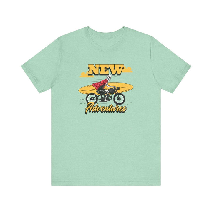 Beach Ride to the Afterlife T Shirt | Heather Mint