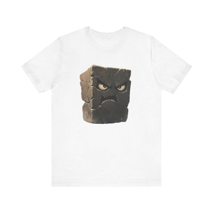 Mario Rock Smash Block T Shirt | White