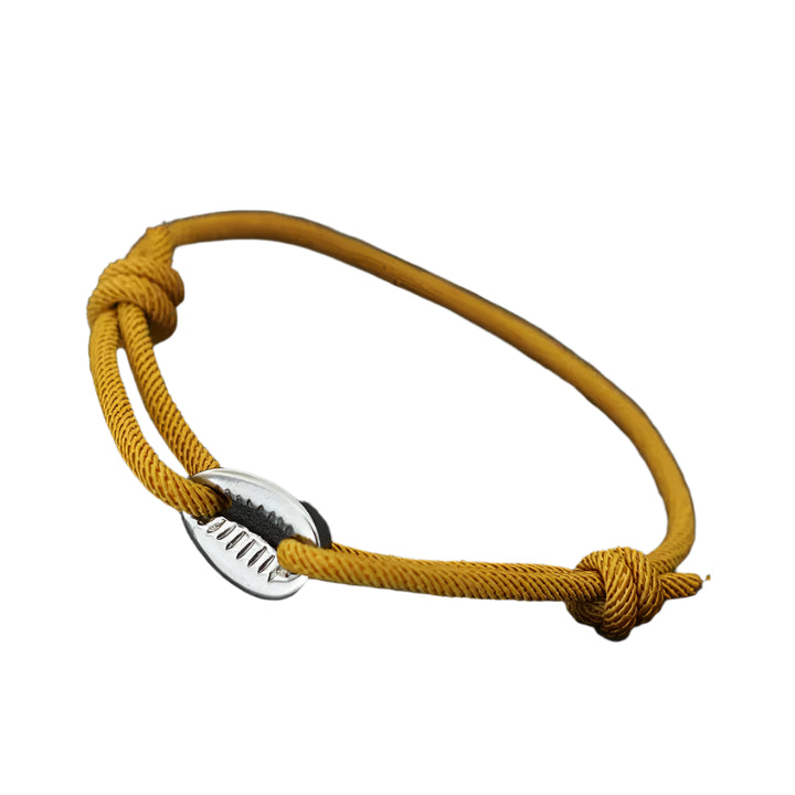 Shell Bracelet | Dark Yellow Twill Tees