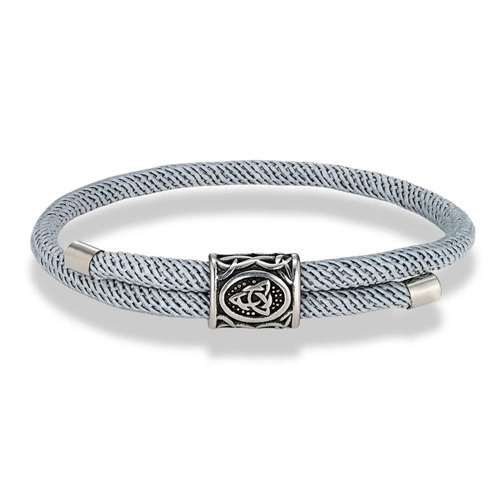 Runes Bead Bracelet | Gray Twill Tees