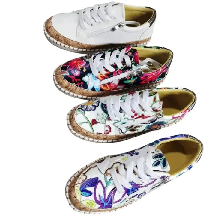 Women Lace Up | Orthopedic Shoes | Twill Tees