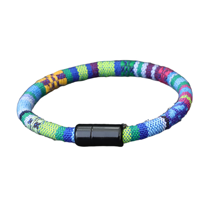 Bohemian Cord Bracelet | Baby Blue Twill Tees