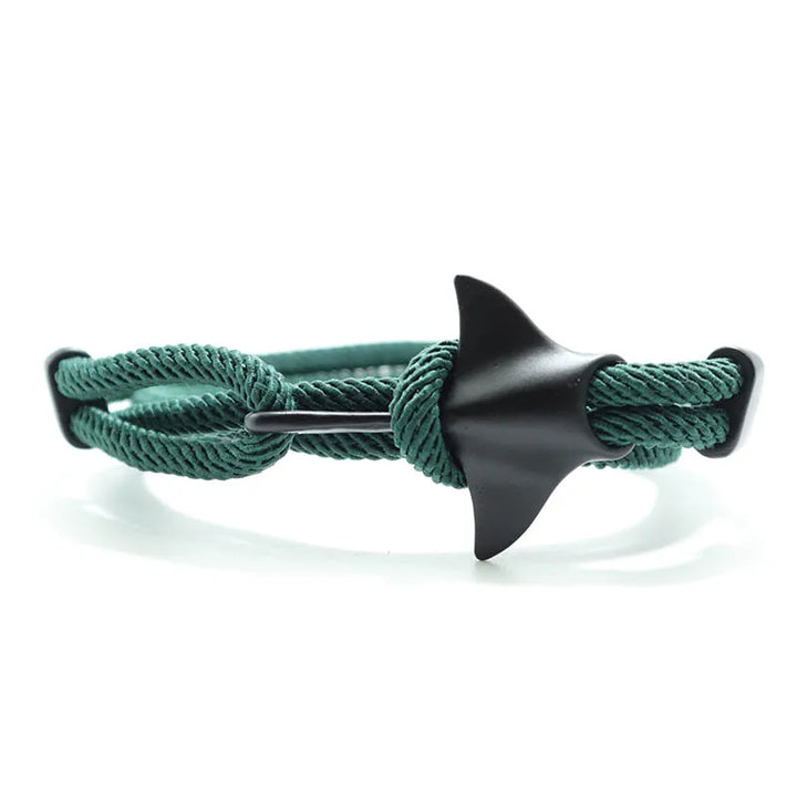 Manta Rays Bracelet | Green Twill Tees
