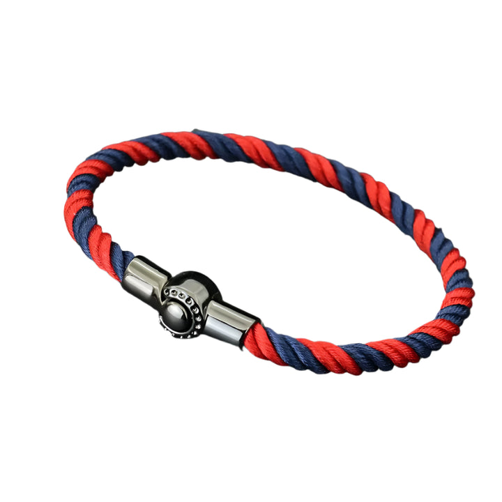 Black Magnet Bracelet | Red Navy Twill Tees
