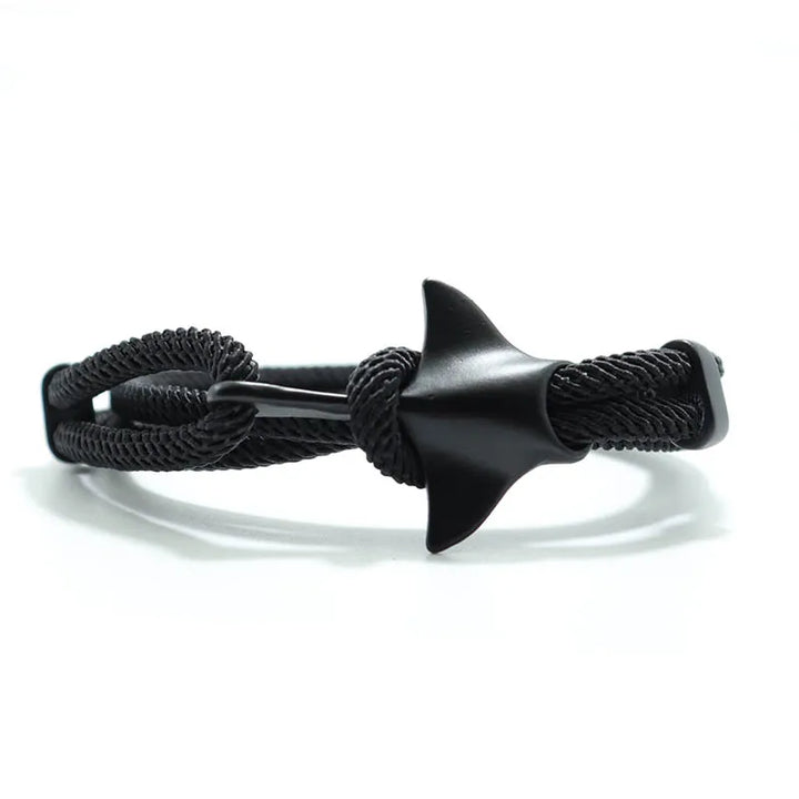 Manta Rays Bracelet | Black Twill Tees