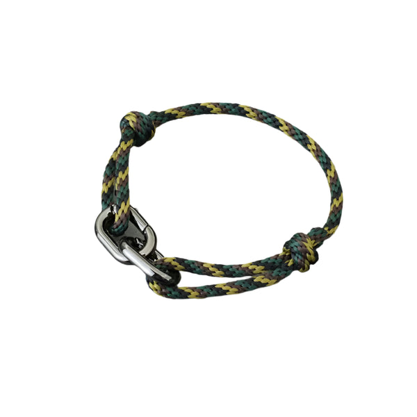 Snap Hook Bracelet | Yellow Green Twill Tees