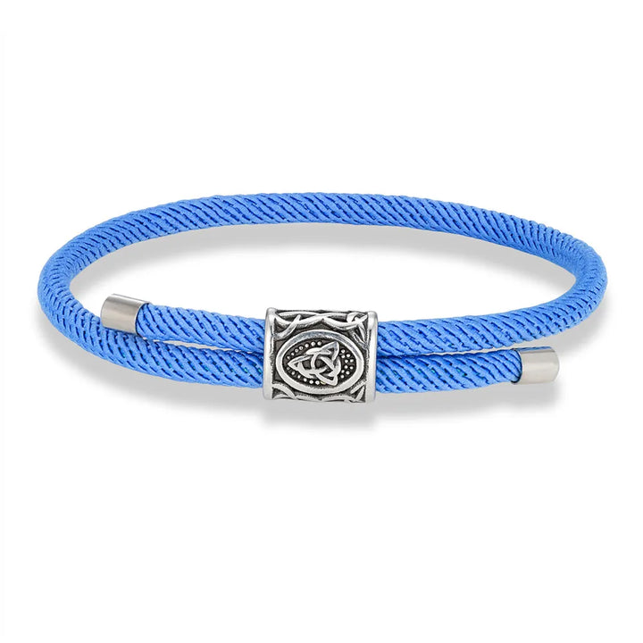 Runes Bead Bracelet | Blue Twill Tees