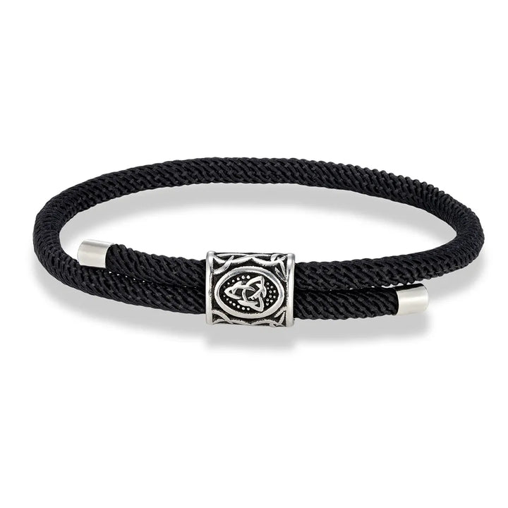 Runes Bead Bracelet | Black Twill Tees