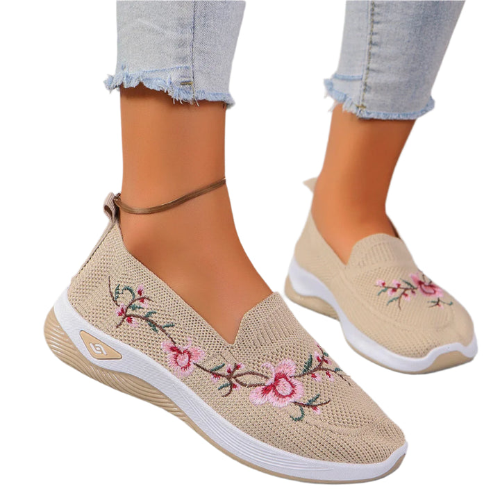 Women Fashionable Sports | Orthopedic Shoes | Khaki Twill Tees